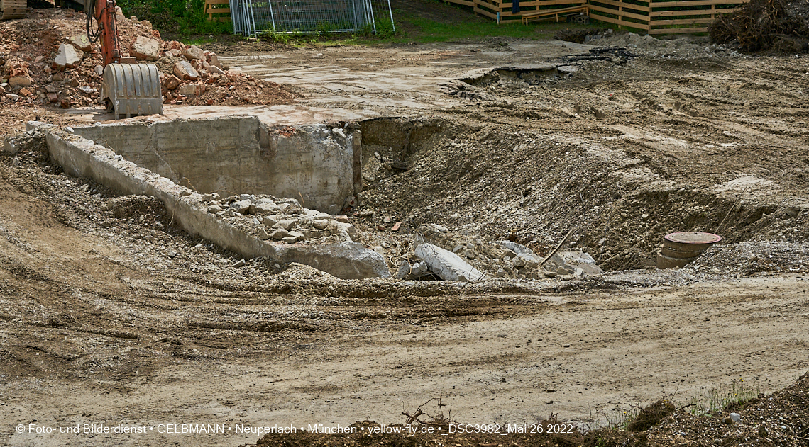 26.05.2022 - Baustelle am Haus für Kinder in Neuperlach